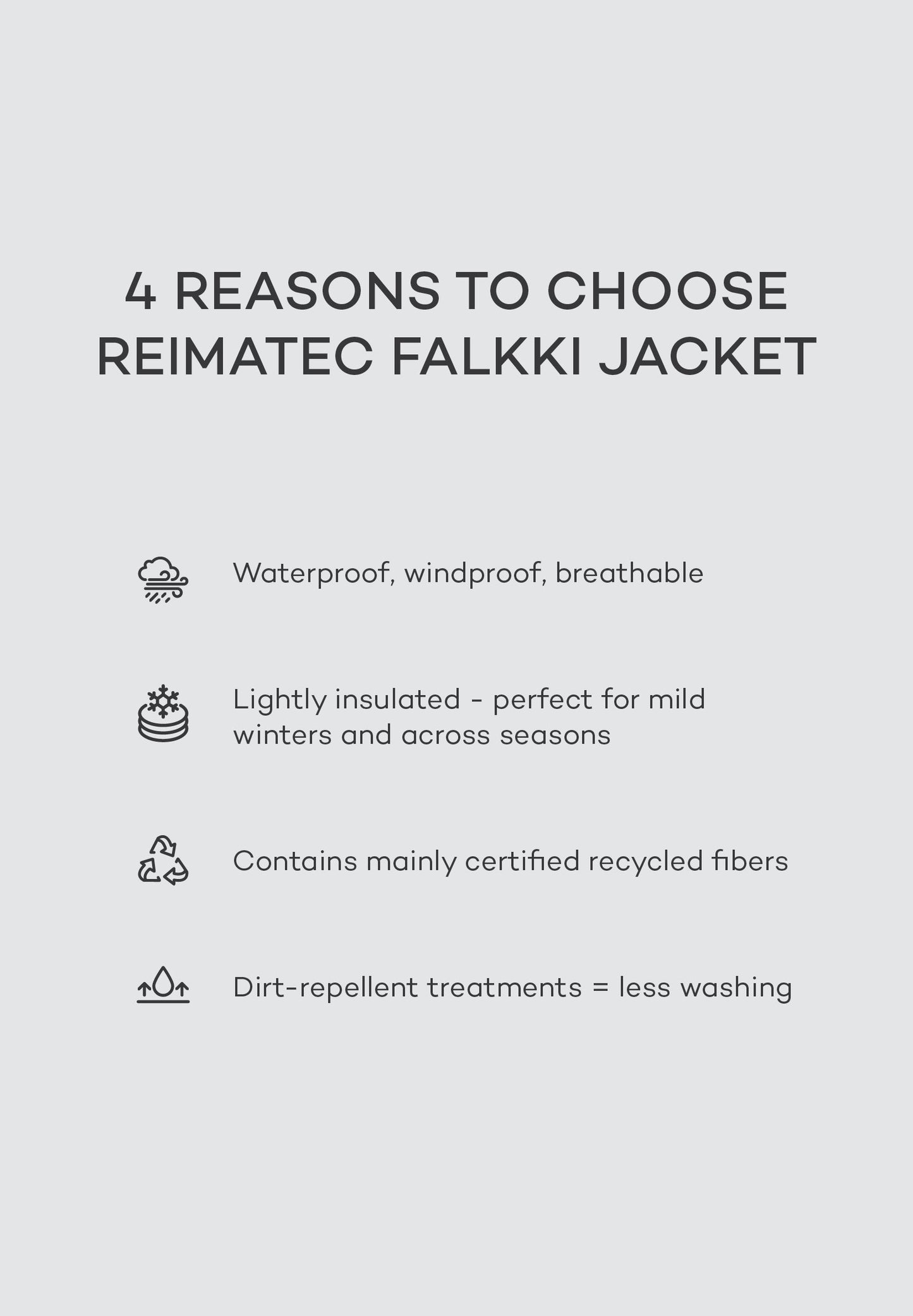 Water-Repellent Insulated Jacket - Falkki