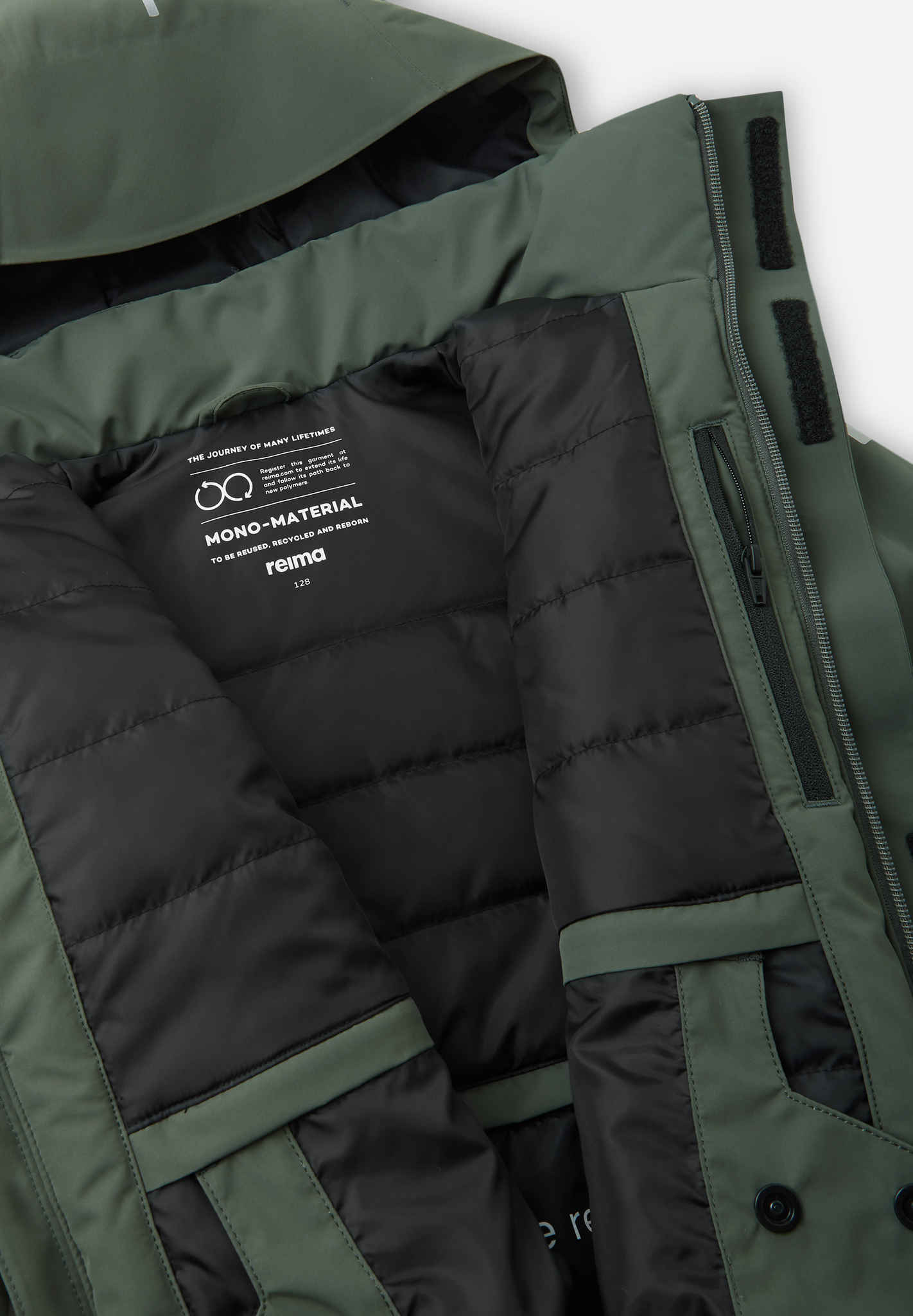 Waterproof Monomaterial Winter Jacket - Kulkija 2.0