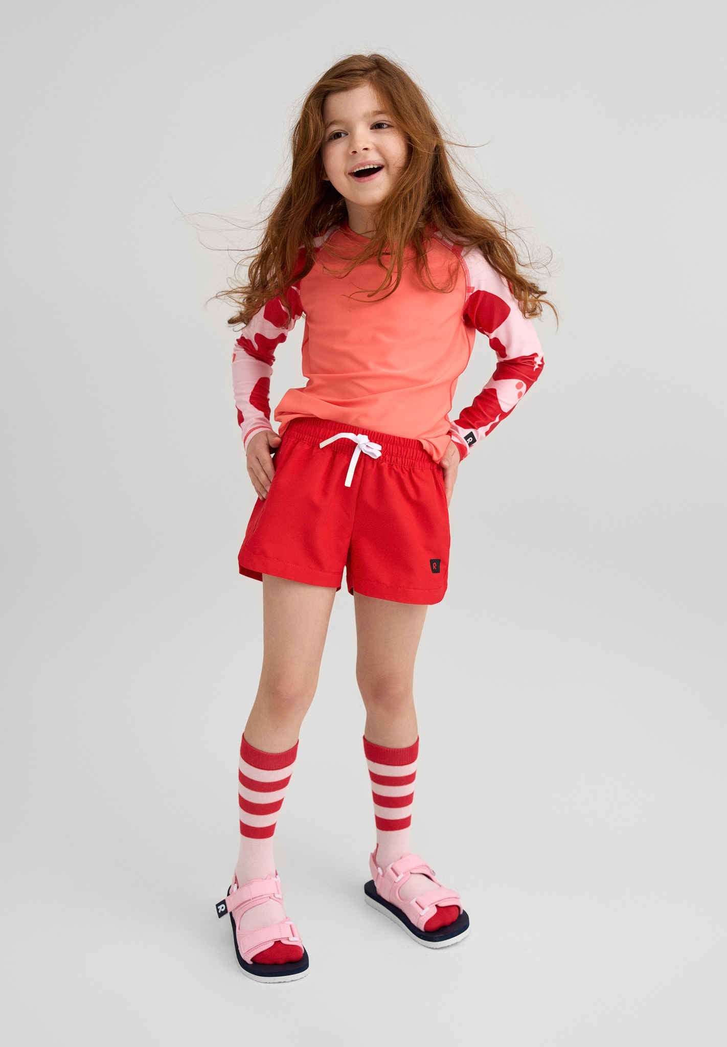 UPF 50+ Girls Swim Shorts - Nauru Akva